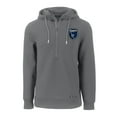 thumbnail image 2 of Men's-Cutter & Buck  Gray San Jose Earthquakes Roam Eco Half-Zip Recycled Tri-Blend Half-Zip Hoodie, 2 of 3