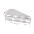 thumbnail image 2 of Uxcell Stainless Steel Hinge Freezer Door Hinges Inner Column Hinge Left for Refrigerator with Screws Pack of 2, 2 of 5