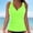 EliteGoogv#Green, variant on Women's Tankini Top V Neck Wide Strap Beachwear Stretchy Solid Color Swimwear Water Sports Surfing Pool Party Bathing Suits,Green,M