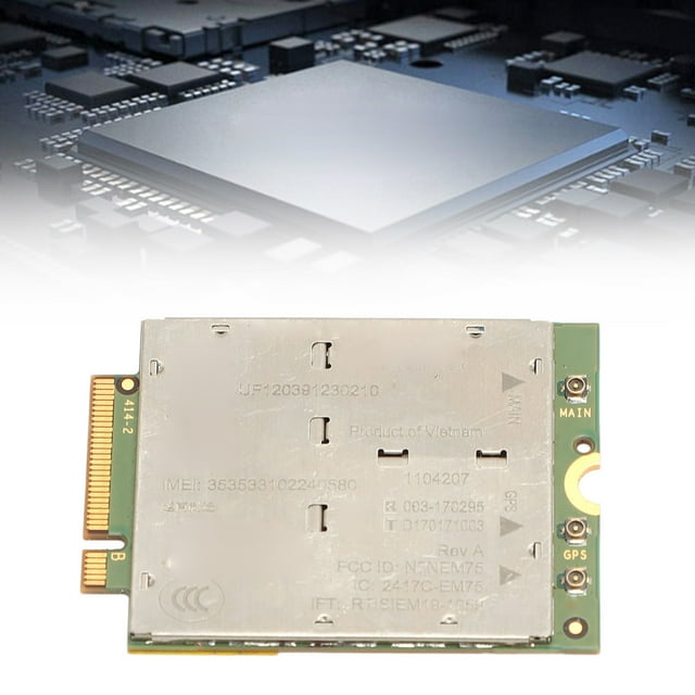 4G Module, PCI Express M.2 Plug and Play High Speed 4G LTE Card for Laptop for NGFF M.2 Interface