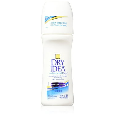 6 Pack Dry Idea Roll-On Antiperspirant and Deodorant Powder Fresh 3.25 Ounce