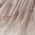 thumbnail image 4 of SWSMCLT Women's Tulle Skirt Mesh Tutu Skirt Elastic Waist Chiffon Halloween Pleated Summer Tea Length Tulle Skirt Apricot Small-Large, 4 of 4