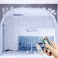 thumbnail image 5 of New Year 2025 USB LED String Light Christmas Tree Fairy Garland Curtain Light Decor for Home Room Lamp Navidad 2024 Gifts (Multicolor,4x3M 450LEDs), 5 of 7
