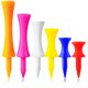 thumbnail image 1 of Tees De Plástico Para Castillo De Golf, Irrompibles, Mixtos O Del Mismo Valor De Altura, 100 Unidades, 2 3/4 2 1/4 2 1 3/4 1 1/2 Pulgadas De Largo, Paquete Colorido Para Práctica ((1,5 1,75 2 2,25 2,7, 1 of 5