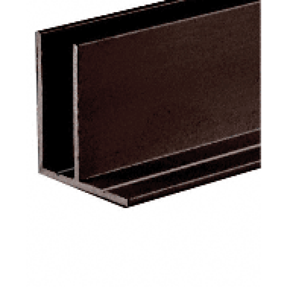 CRL D1675DU Duranodic Bronze Fixed Glass Frame 144" Stock Length