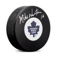 thumbnail image 1 of Mike Walton Rondelle à Logo Rétro des Maple Leafs de Toronto Autographiée, 1 of 2