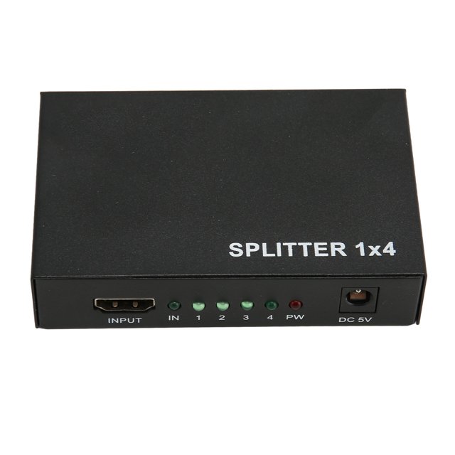 Divisor de Interfaz Multimedia HD 1x4 Bling Bling 1 Entrada 4 Salidas 3D 1080P HDCP 1.4