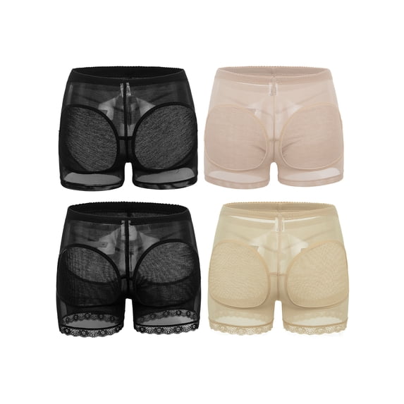 Tinglu 2pcs Women Butt Lifter Shapewear Body Shaper Hip Enhancer Control Panties