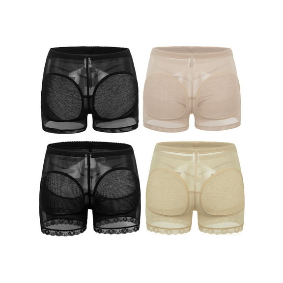 Tinglu 2pcs Women Butt Lifter Shapewear Body Shaper Hip Enhancer Control Panties