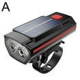 thumbnail image 5 of Solar Powered USB Rechargeable LED Bicycle Headlight Bike Head Light Lamp New Z2, 5 of 10