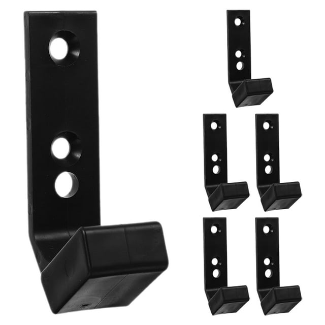 Shisuyan 6Pcs Barbell Hanger Garage Gym Bar Wall Rack Barbell Mount Rack for Commercial Barbell Use