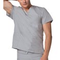 thumbnail image 2 of Adar Universal Unisex V-Neck Tunic 3 Pocket Scrub Top (Available in 39 Colors), 2 of 7