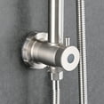 thumbnail image 3 of 6 Inch Rain Shower Head with Handheld Shower Head Bathroom Rain Shower System, 3 of 10