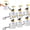 6pcs, variant on Seagull Mine Button Keychain, Real Sound, LED Light, Funny, Adults Keyboard Clicker for Fun& Stress Relief Fidget Toys Stress Relief Noise Maker Animal Keycaps Funny Gifts
