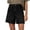 Black, variant on Summer Women High Waisted Casual Denim Shorts Denim Shorts Wide Leg Shorts with Pockets