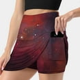 thumbnail image 2 of Space Fox Nebula Women's skirt With Hide Pocket Tennis Skirt Golf Skirts Badminton Skirts Running skirts Space Galaxy Nebula, 2 of 6