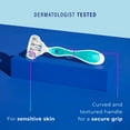 thumbnail image 6 of Schick Hydro Silk Sensitive Womens Disposable Razors, 2 Ct, 5-Blade Disposable Manual Womens Razors, 6 of 9