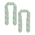thumbnail image 2 of Haiem Elephant and Flowers Pattern Graduation Stole 2024 | Premium Satin Sash for Graduation Ceremony, 2 of 7