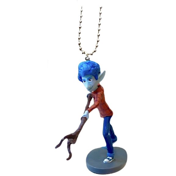 Onward Ian Lightfoot PVC Keychain Dangler Ornament 3.5” Figure Figurine Charm