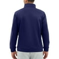 thumbnail image 4 of Evdexr Quarter Zip Sweatshirt Mens Mock Neck Sweatshirts Winter Long Sleeve Stand Collar Sweater Polo Half Zip Workout Tops Oversized Cotton Shirts Royal Blue M, 4 of 5