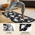 thumbnail image 4 of Dinosaur Silhouette Pattern Hot Yoga Mat Towel Non Slip for Hot Yoga - Quick-Drying Yoga Mat Cover with 4 Corner Pockets with Travel Bag - Hot Yoga Towel Non Slip Grip Moisture Wicking Sweat 70"x26", 4 of 6