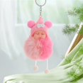 thumbnail image 4 of Llavero de peluche con forma de muñeca, accesorio para mochila escolar, colgante de poliéster, 4 of 6