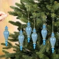 thumbnail image 4 of karymi Christmas Decoration 4PCS Blue Gold Gourd Ornaments Plastic Gourd Decorative Pendants Christmas Tree Arrangement Garland Rattan Ornaments Room Decor, 4 of 6