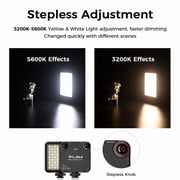 Ulanzi VL81 LED Vlog Video Fill Light Mini Dimmable Studio Photography Lighting Lamp 3200K-5600K w/Cold Shoe 3000mAh Battery