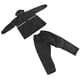 thumbnail image 4 of Conjunto de pantalones impermeables para lluvia, impermeables, de una sola capa, de tela Oxford, para viajes al aire libre, color negro, XL, 4 of 15