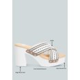 thumbnail image 7 of FInley Raffia High Block Heel Clogs In White, 7 of 7