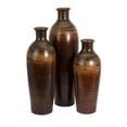 thumbnail image 1 of IMAX Corporation Benito Vase 3 Pièces en Brun, 1 of 1