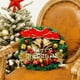thumbnail image 5 of Corona de Navidad PVC Decoración Artificial de Vacaciones | Colgante de pared para puerta principal | Diseño floral de bayas de campanas rojas | 11.8 pulgadas de diámetro | Decoración festiva, 5 of 7
