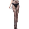 thumbnail image 1 of HBFAGFB Bas Résille pour Femmes Culottes Taille Haute Longues en Soie A, 1 of 4
