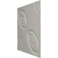 thumbnail image 4 of Ekena Millwork 19 5/8"W x 19 5/8"H Maria EnduraWall Decorative 3D Wall Panel, Textured Metallic Silver (Covers 2.67 Sq. Ft.), 4 of 6