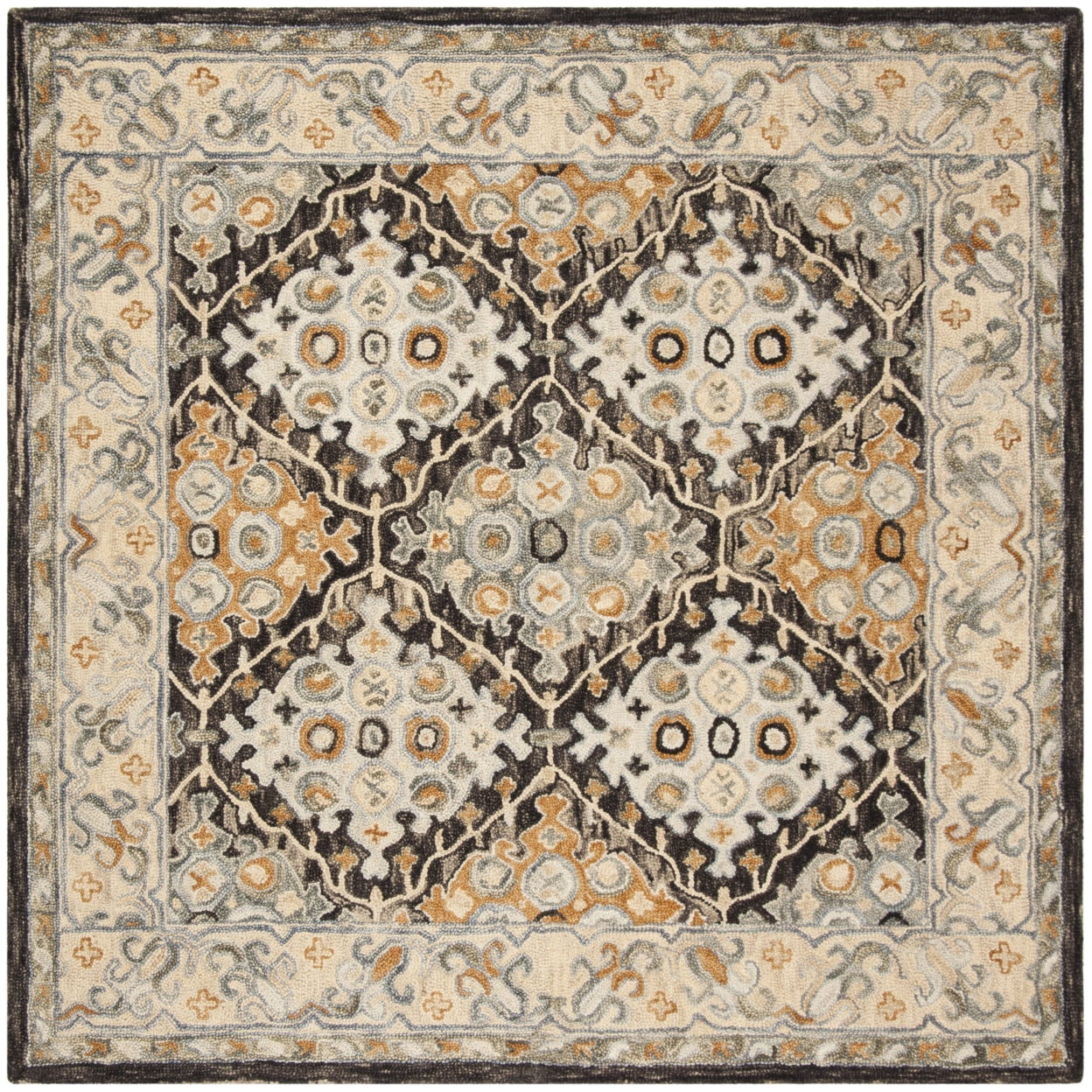 SAFAVIEH Aspen Joaquin Southwestern Area Rug, Beige/Brown, 5' x 5' Round