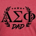 thumbnail image 3 of CafePress - Alpha Sigma Phi Greek Dad T Shirt - Mens Tri-blend T-Shirt, 3 of 4