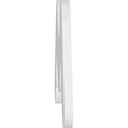 thumbnail image 3 of Ekena Millwork 72"W x 27"H x 1"P (9/12) Pitch Midway Architectural Grade PVC Gable Pediment, 3 of 5