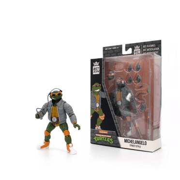 Teenage Mutant Ninja Turtles: Best Action Figure Street Michelangelo 5" Figure for Kids Ages 8 