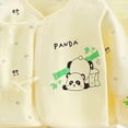 thumbnail image 6 of mgoYE Preemie Girl Clothes 7PCS Newborn 0-3M Boys Girls Baby Cotton Clothes Bib Tops Hat Pants Bellyband Suit Outfit Sets OneSize, 6 of 9