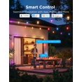 thumbnail image 4 of Outdoor String Lights Govee Clear Bulb 144ft RGBWIC Smart, 4 of 9
