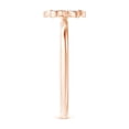 thumbnail image 3 of ANGARA Natural Pave-Set Diamond Daisy Ring in 14K Rose Gold for Women (Size-1.5mm | Color-G | Clarity-VS2) | April Birthstone, Birthday, Anniversary, Jewelry Gift for Women | Natural Diamond Ring, 3 of 9