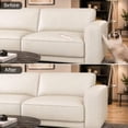 thumbnail image 4 of 24" x 54" Self-Adhesive Leather Repair Patch Roll, Peel & Stick Vinyl Repair Tape for Sofa, Couch, Car Seats & Furniture (Beige), 4 of 6