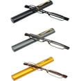 thumbnail image 7 of Mini Slim Pen Reading Glasses with Portable Clip Case Small Pocket Readers Men Women, 7 of 7