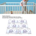 thumbnail image 3 of 4 Piezas de Rieles para Cama de bebé Riel de Protección Anticolisión Elevado Riel Suave para Cama Protección Anticolisión Protector de Cuna Almohadilla Protectora Suave ANGGREK  Otros, 3 of 8