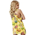 thumbnail image 5 of ATOGUTA Girls Dresses Casual Summer Spaghetti Straps Easter Romper Dresses with Pockets for Kid Size 3T-10. Multicolor, 5 of 6