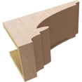 thumbnail image 6 of 8"W x 16"D x 8"H Wide Diane Rough Cedar Woodgrain TimberThane Corbel, Primed Tan, 6 of 6