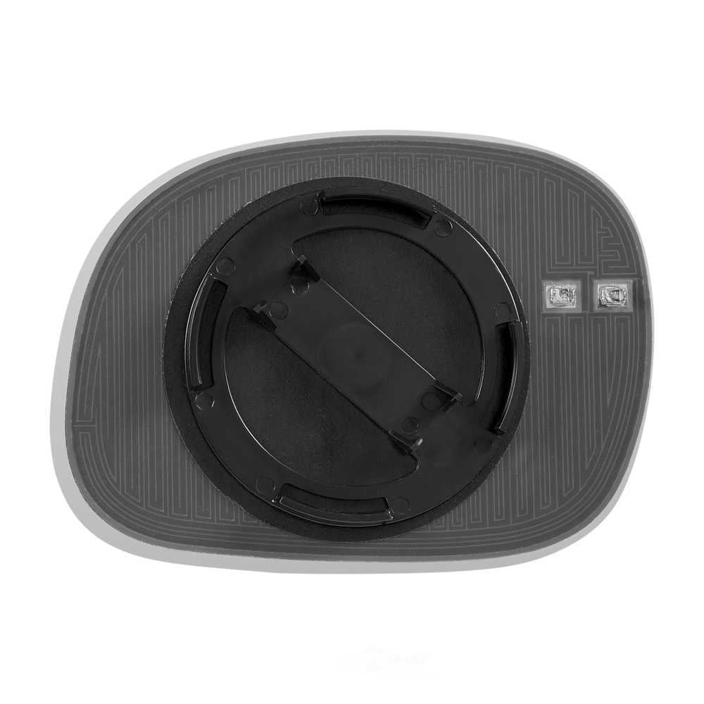Burco Side View Mirror Replacement Glass with Motor Mount Plate - Clear Glass - 5392HRSG