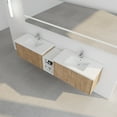 thumbnail image 6 of 84-Inch Bathroom Vanity with Sink, Soft-Close Doors & Storage Shelves, 36"+12" Space-Saving Cabinet Combo for Compact Bathrooms, Easy Assembly KD Packaging Design, 6 of 9