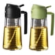 thumbnail image 1 of TrendPlain Rociador de Aceite de Oliva de Vidrio de 16oz/470ml para Cocinar - Dispensador de Aceite de Oliva 2 en 1 para Utensilios de Cocina, Freidora de Aire, Ensalada y BBQ - Negro&Verde, 1 of 5
