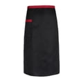 thumbnail image 2 of Durable Half Size Waist Kitchen Apron Catering Chef Hotel Waiter Pub Bar Apron Black, 2 of 9